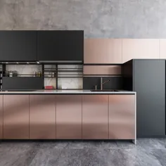 36 آشپزخانه مسی با تصاویر ، نکات و لوازم جانبی برای کمک به شما در طراحی شما