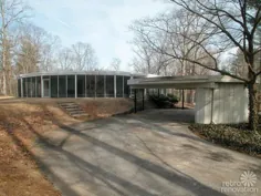 خانه دور 1965 با بسته شدن 360 درجه در اطراف ایوان صفحه -
