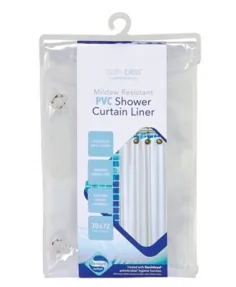 بوش و نظرات دوش حمام Bliss Sanitized PVC Super Clear - صفحه اصلی - میسی
