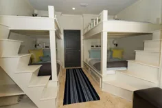 پله های تختخواب سفری - کلبه - اتاق پسرانه - گروه ساخت و ساز برنج