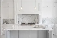 10 آشپزخانه افسانه ای خاکستری و سفید - Tuf & Trim