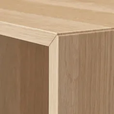 ترکیب ذخیره سازی EKET با پاها ، اثر بلوط سفید رنگ - IKEA