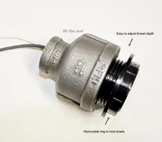سوکت لامپ لوله های صنعتی با قطعات سایه 1/2 "و 3/4" 120 - 250 ولت لوازم جانبی چراغ لوازم جانبی روشنایی UL ذکر شده است