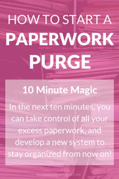 پاکسازی کاغذ بازی - جادوی 10 دقیقه ای - زندگی در بین خطوط