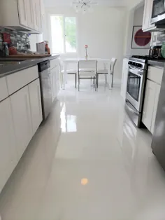 آشپزخانه اپوکسی سفید