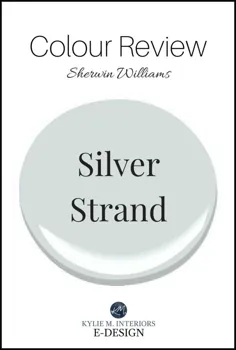 نقد و بررسی رنگ: Sherwin Williams Silver Strand SW 7057 - Kylie M Interiors