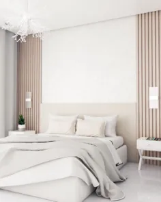 مینیمالیستی طراحی داخلی اتاق خواب کوچک مدرن