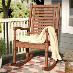 صندلی گهواره ای پاسیو چوبی جارارد جامد