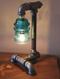 لوله لامپ DIY با قطعات لوله بازیافتی - چراغ های iD