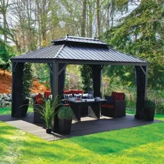 Gazebos در فضای باز مناسب برای استراحت است