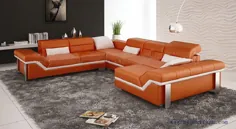 2299.0US $ | حمل رایگان طرح مدرن ، بهترین مبلمان اتاق نشیمن ، ست مبل چرمی ، ست کاناپه رنگی سفارشی با رنگ نارنجی S8712 | ست کاناپه | ست مبل چرمی ست مبل طراح - AliExpress