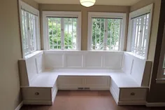 25 ایده برای صندلی های پنجره آشپزخانه