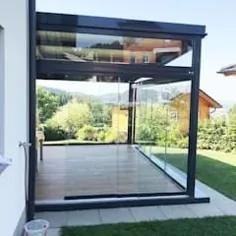 Schiebeverglasung - schiebesystem sunflex typ sf20 schmidinger wintergärten، fenster & verglasungen moderner wintergarten glas transparent |  احترام گذاشتن
