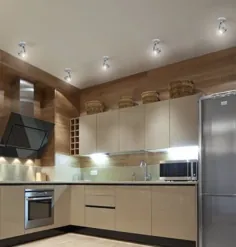 ایده هایی برای نصب دیوار روشنایی آشپزخانه