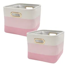 سبد ذخیره سازی Lambs & Ivy Pink Ombre - 2 بسته - Walmart.com