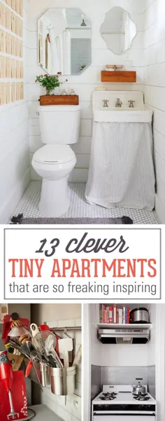 13 آپارتمان کوچک و باهوش که بسیار الهام بخش هستند