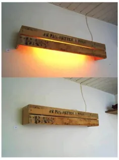 10 ایده ابتکاری از لامپ های پالت چوبی - چراغ های iD