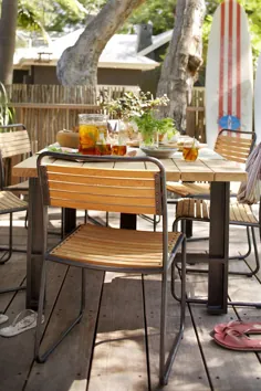 صندلی غذاخوری فلزی به سبک صنعتی تورون - مبلمان توسط Eco Outdoor