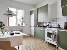 بله به این واحدهای آشپزخانه سبز خاکی - پخت و پز و نمایش - وبلاگ داخلی و سبک زندگی Nordic