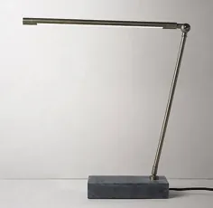 لامپ میز کار Ralston - سنگ مرمر خاکستری / خاکستری