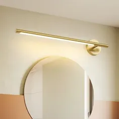 نورپردازی غرور حمام فلزی به سبک مدرن خطی دیوار دلخواه قرن طلایی
