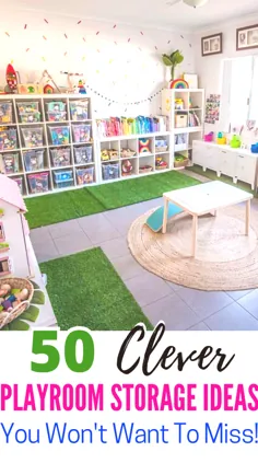 50 ایده ذخیره سازی هوشمندانه Playroom که نمی خواهید آن را از دست بدهید