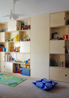 اتاق خواب کودک - قسمت 2 - دیوار تخته سه لا با ساخت فضاها