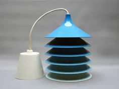 طراح لامپ آبی اسکاندیناوی دهه 1970 BENT GANTZEL |  اتسی