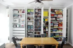 IKEA Built-ins for Storage: برای به حداکثر رساندن فضا ، دیواری از داخلی را ایجاد کنید!