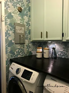 اتاق رختشویی به روز شده - جزئیات آشکار و DIY