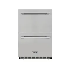 آشپزخانه Thor 4.7 مس  فوت. یخچال کشوی زیر کشویی دوتایی در فولاد ضد زنگ-HRF2401U - انبار خانه