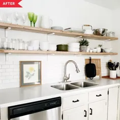 قبل و بعد: تازه سازی 500 دلاری آشپزخانه از رویاهای مدرن-اسکندی شما