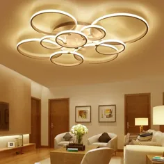 چراغ های سقفی مدرن چراغ سقفی برای اتاق نشیمن اتاق خواب اتاق روشن چراغ سقفی چراغ سفید / قهوه ای Plafondlamp