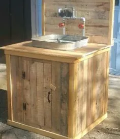 با یک قرقره کابل چوبی قدیمی ، سینک ظرفشویی منحصر به فرد خود را بسازید!  |  پروژه های شما @ OBN