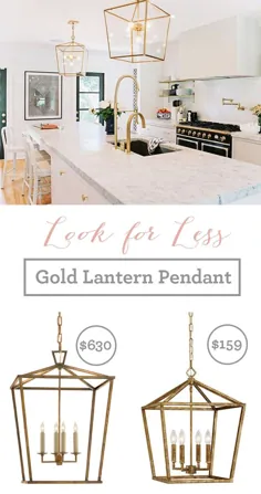 به دنبال Less: Gold Lantern pendant باشید