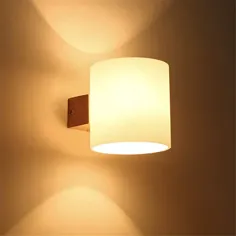 چراغ دیواری شیشه ای رنگی مینیمالیستی سبک ژاپنی تاتامی جدید چراغ دیواری باغ چوبی قاره ای برای اتاق نشیمن بالکن اتاق خواب دیوار راهروی دیواری نوردیک [کلاس بازده انرژی A +]