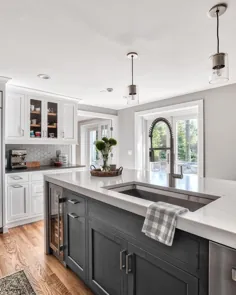 25+ روش سبک دادن به کابینت آشپزخانه خاکستری