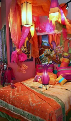 سرویس خواب های مراکشی اتاق خواب شما را با رنگ های غنی ادویه می دهند