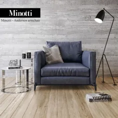 صندلی راحتی 3D Minotti Andersen برای بارگیری |  CGSouq.com