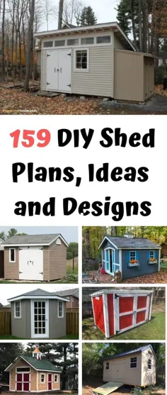 159 طرح ، ایده و طرح رایگان ذخیره سازی DIY