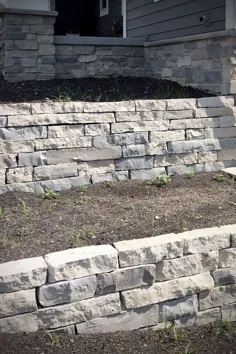 مدرن روستایی رویای خانگی صنعتگر سنگ روکش خارجی دیوار سنگ تراش باغ حیاط خلوت محوطه سازی