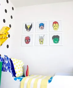 Superhero Toddler Room Reveal - مهد پروژه