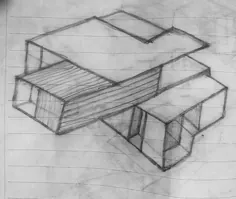 این یک طراحی معماری در مورد یک خانه مدرن است که سعی کردم بسیاری از ایده های جدید را نیز نشان دهم.