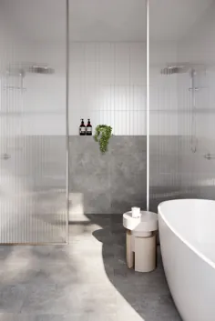 ایده های دوتایی دوقلو برای این طرح حمام در خانه ساحلی Mt Martha |  C. معماران کایروز