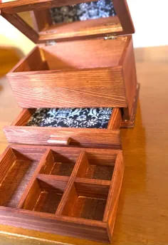 دارنده جواهرات هانی Oreo جعبه جواهرات چوبی چوبی |  اتسی
