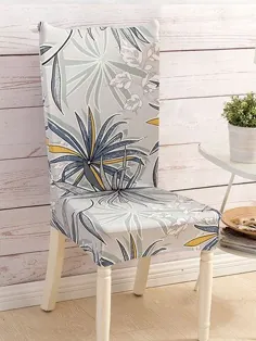 گل های ضد آب یک تکه چاپ صندلی های کششی الاستیک روکش صندلی شیشه ای جهانی روکش صندلی اتاق ناهارخوری ضیافت هتل