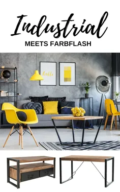 Industrial Chic Interior با Farbflash دیدار می کند
