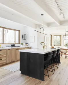 قبل و بعد: بازسازی آشپزخانه خانه کوهستان با الهام از اسکاندیناوی