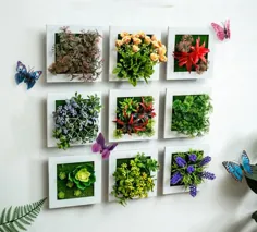 گل مصنوعی گیاهان تقلبی تزئینی آویز دیواری برای عروسی |  اتسی