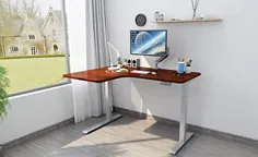 میز ایستاده قابل تنظیم ارتفاع برقی L |  FlexiSpot